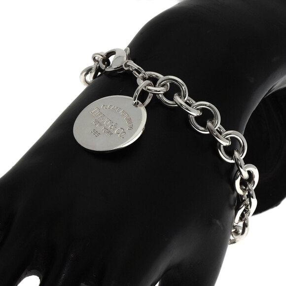 TIFFANY Authentic Silver Charm Bracelet - Picture 7 of 11